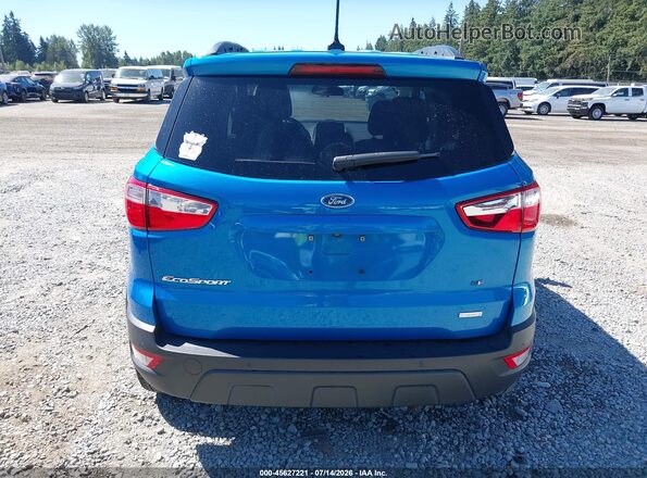 MAJ3P1TEXJC191891 2018 FORD ECOSPORT Blue 