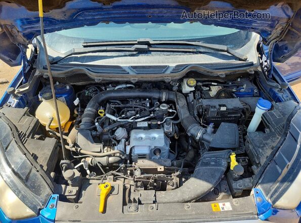 MAJ3P1TEXJC210973 2018 FORD ECOSPORT Blue Սալոնի հետևի տեսք