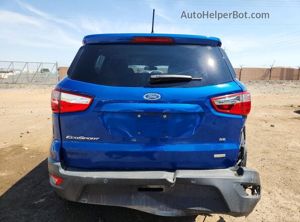 MAJ3P1TEXJC210973 2018 FORD ECOSPORT Blue Հետևի տեսք