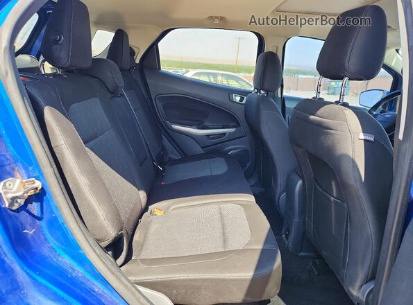 MAJ3P1TEXJC210973 2018 FORD ECOSPORT Blue Հետևի նստատեղերի տեսք