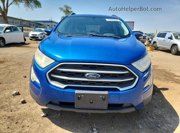 MAJ3P1TEXJC210973 2018 FORD ECOSPORT Blue Դիմացի տեսք