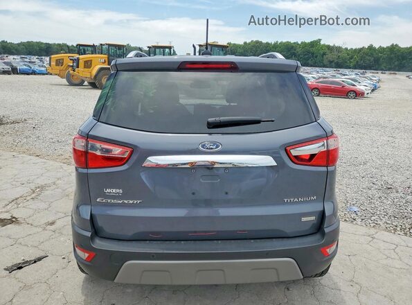 MAJ3P1VE3JC189672 2018 FORD ECOSPORT Gray Widok z tyłu