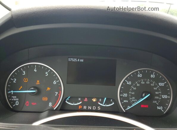 MAJ3P1VE3JC189672 2018 FORD ECOSPORT Gray Widok zestawu wskaźników