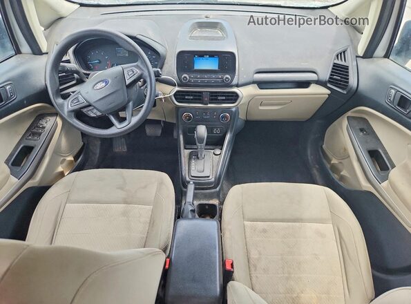 MAJ3S2FE1LC384465 2020 FORD ECOSPORT Silver Вид панелі приладів