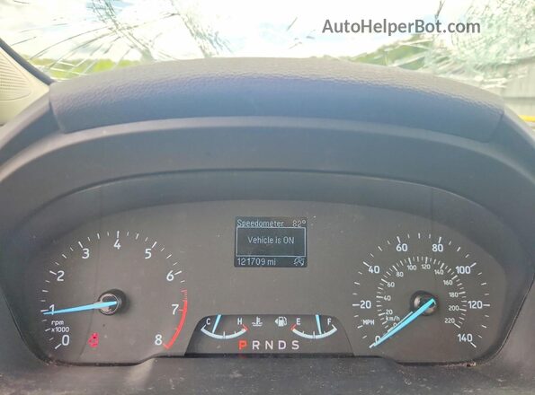 MAJ3S2FE1LC384465 2020 FORD ECOSPORT Silver Вид щитка приладів