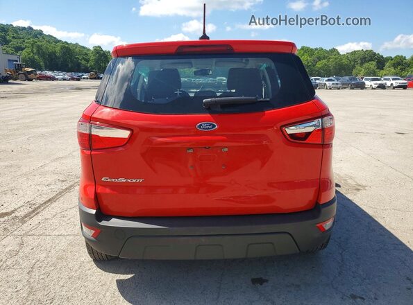 MAJ3S2FE1MC420382 2021 FORD ECOSPORT Red Вид ззаду