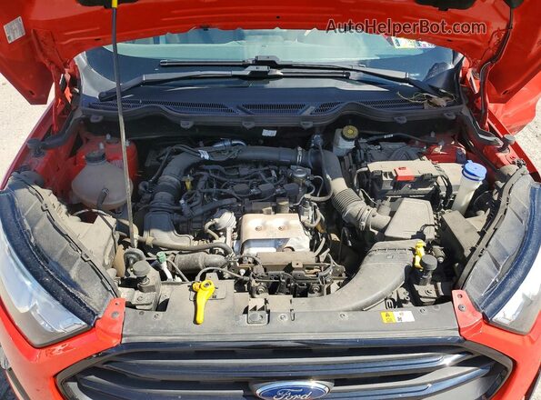 MAJ3S2FE1MC420382 2021 FORD ECOSPORT Red Вид підкапотного простору