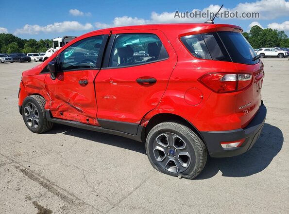 MAJ3S2FE1MC420382 2021 FORD ECOSPORT Red Задня ліва чверть