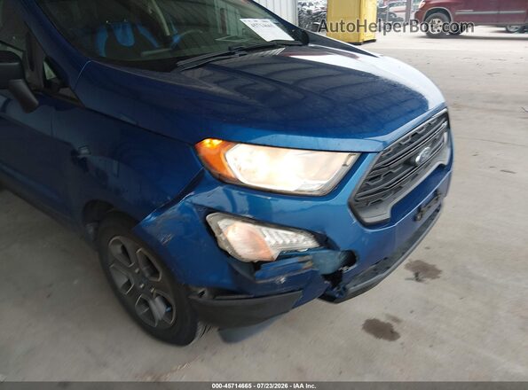 MAJ3S2FE3KC304565 2019 FORD ECOSPORT Blue Դիմացի տեսք