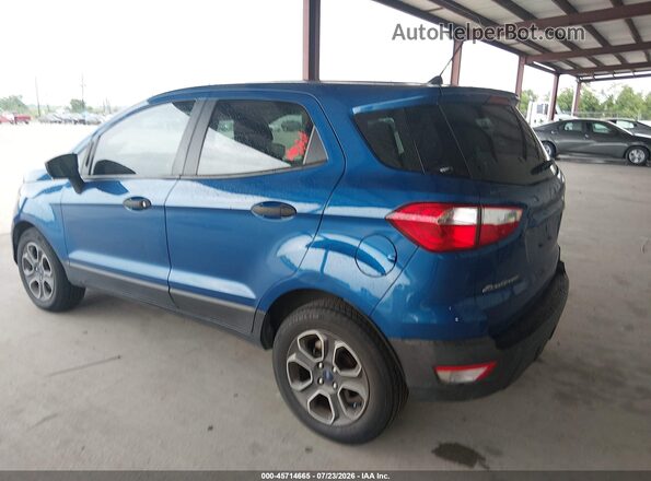 MAJ3S2FE3KC304565 2019 FORD ECOSPORT Blue Հետևի ձախ