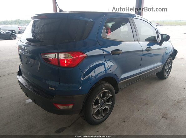 MAJ3S2FE3KC304565 2019 FORD ECOSPORT Blue Հետևի աջ