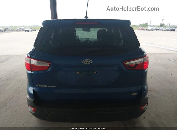 MAJ3S2FE3KC304565 2019 FORD ECOSPORT Blue 