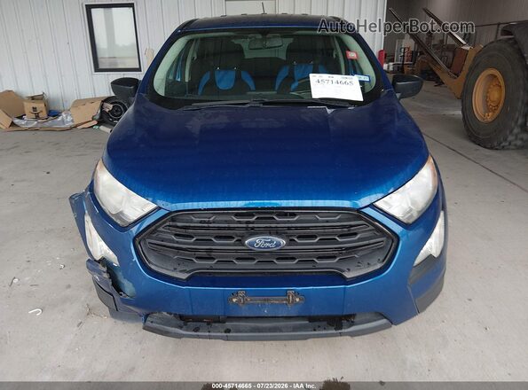 MAJ3S2FE3KC304565 2019 FORD ECOSPORT Blue Սարքավորումների վահանակի տեսք