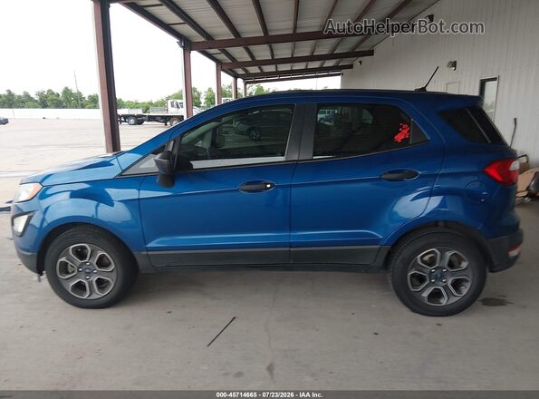 MAJ3S2FE3KC304565 2019 FORD ECOSPORT Blue Սալոնի 360 աստիճան տեսք
