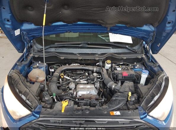 MAJ3S2FE3KC304565 2019 FORD ECOSPORT Blue Հետևի տեսք