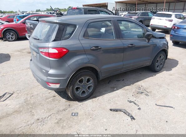 MAJ3S2FE3LC325031 2020 FORD ECOSPORT Gray Задня права чверть