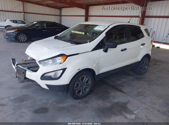 MAJ3S2FE3MC417273 2021 FORD ECOSPORT White Առջևի ձախ երեք քառորդ տեսարան