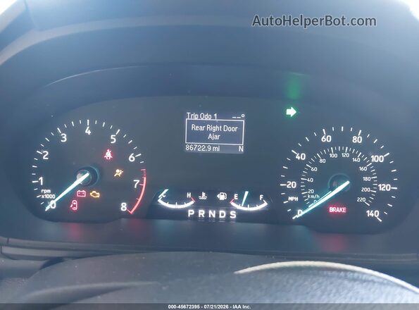 MAJ3S2FE3MC417273 2021 FORD ECOSPORT White Հետևի նստատեղերի տեսք