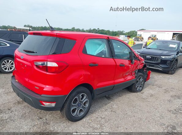 MAJ3S2FE4LC369877 2020 FORD ECOSPORT Red უკანა მარჯვენა