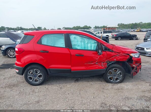 MAJ3S2FE4LC369877 2020 FORD ECOSPORT Red უკანა სალონის ხედი