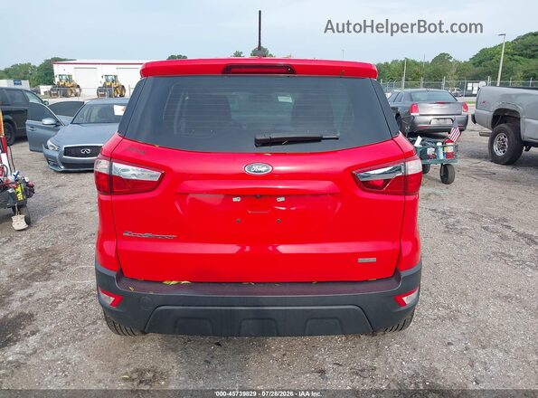 MAJ3S2FE4LC369877 2020 FORD ECOSPORT Red 