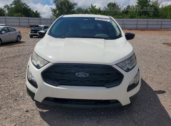 MAJ3S2FE5KC271911 2019 FORD ECOSPORT White Vista frontal