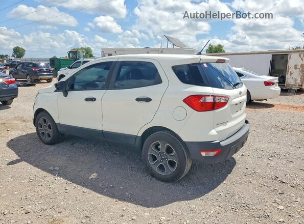 MAJ3S2FE5KC271911 2019 FORD ECOSPORT White Trasero izquierdo