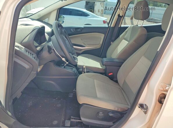 MAJ3S2FE5KC271911 2019 FORD ECOSPORT White Vista interior delantera