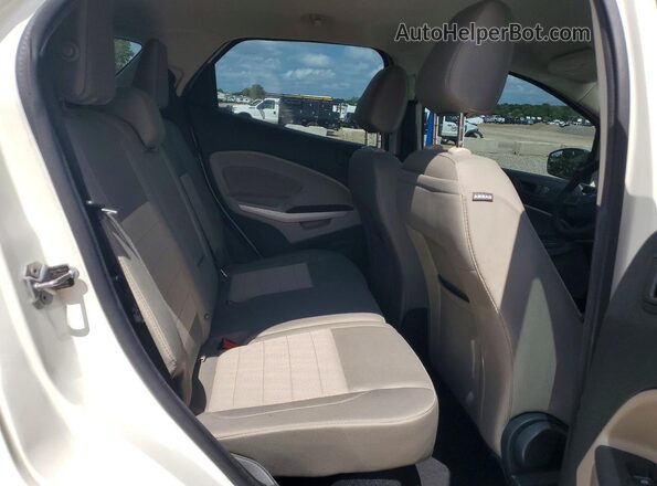 MAJ3S2FE5KC271911 2019 FORD ECOSPORT White Vista interior trasera