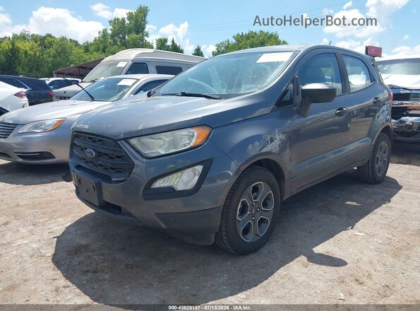 MAJ3S2FE5LC325371 2020 FORD ECOSPORT Gray Vista tres cuartos delantera izquierda