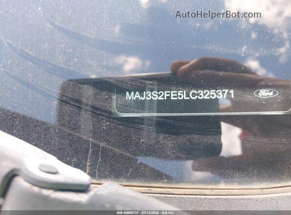 MAJ3S2FE5LC325371 2020 FORD ECOSPORT Gray Vista del compartimento del motor