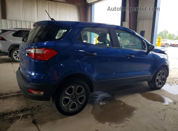 MAJ3S2FE5LC353865 2020 FORD ECOSPORT Blue Trasero derecho