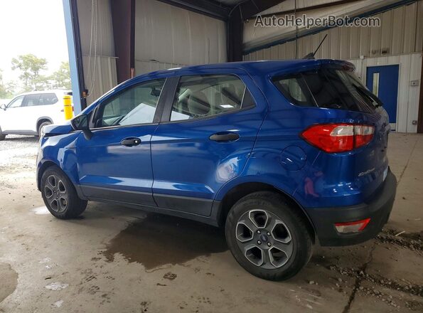 MAJ3S2FE5LC353865 2020 FORD ECOSPORT Blue Trasero izquierdo