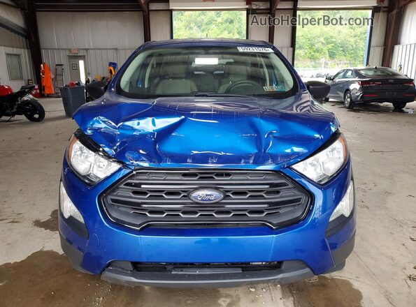 MAJ3S2FE5LC353865 2020 FORD ECOSPORT Blue Vista frontal