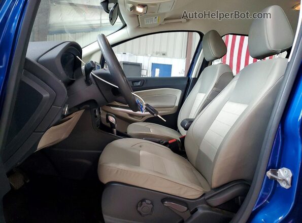 MAJ3S2FE5LC353865 2020 FORD ECOSPORT Blue Vista interior delantera