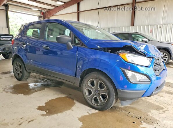 MAJ3S2FE5LC353865 2020 FORD ECOSPORT Blue Delantero derecho