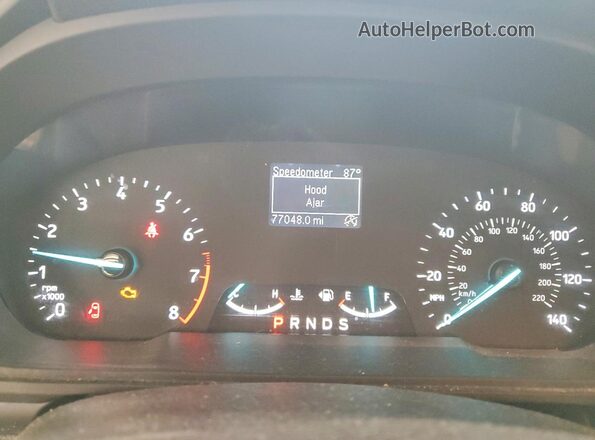 MAJ3S2FE5LC353865 2020 FORD ECOSPORT Blue Vista del cuadro de instrumentos