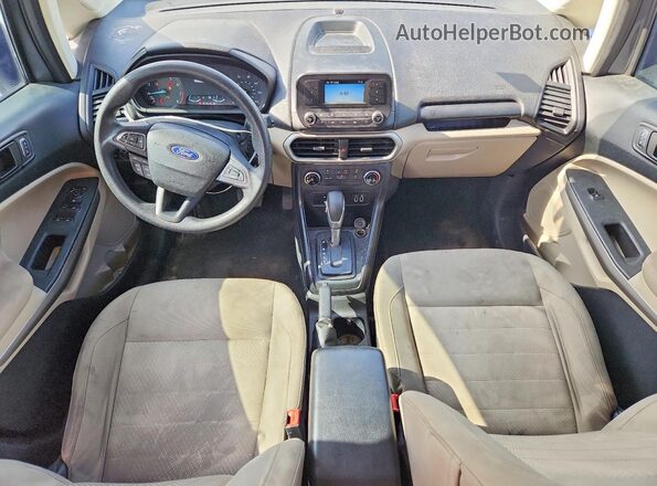 MAJ3S2FE5LC394805 2020 FORD ECOSPORT Gray Вид панелі приладів
