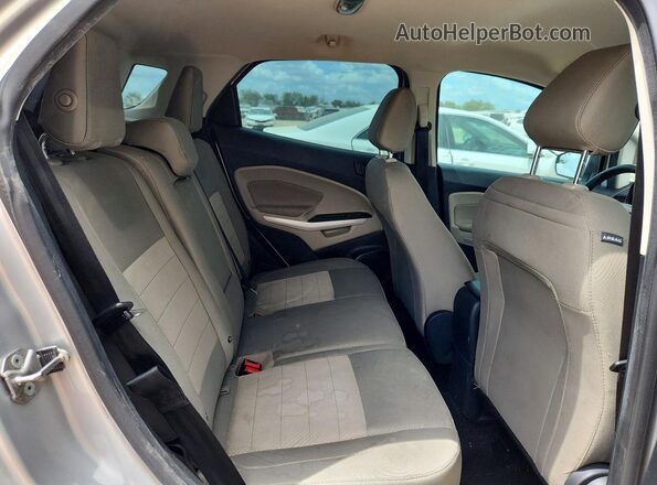 MAJ3S2FE5MC425374 2021 FORD ECOSPORT Silver უკანა სავარძლების ხედი