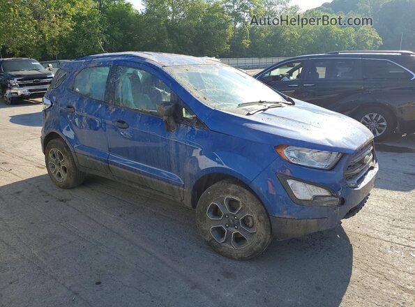 MAJ3S2FE7MC437915 2021 FORD ECOSPORT Blue Front right
