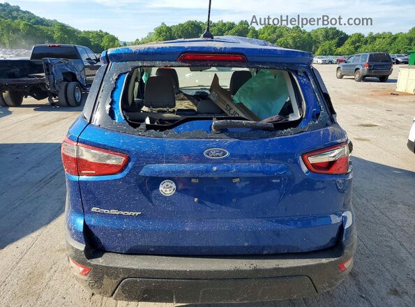 MAJ3S2FE7MC437915 2021 FORD ECOSPORT Blue Rear view