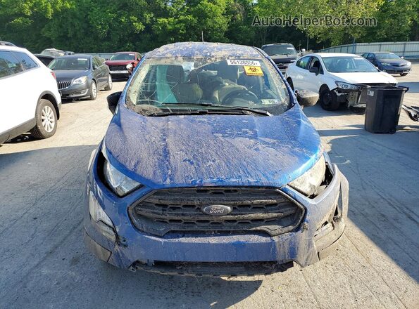 MAJ3S2FE7MC437915 2021 FORD ECOSPORT Blue Front view