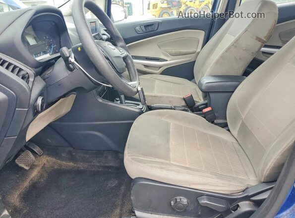 MAJ3S2FE7MC441947 2021 FORD ECOSPORT Синий Вид салона спереди