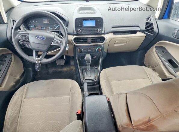 MAJ3S2FE7MC441947 2021 FORD ECOSPORT Синий Вид панели приборов