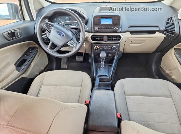 MAJ3S2FE8LC329981 2020 FORD ECOSPORT White Widok deski rozdzielczej