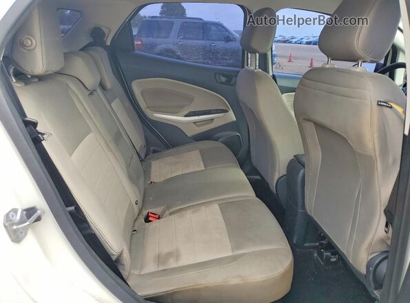 MAJ3S2FE8LC369879 2020 FORD ECOSPORT White უკანა სავარძლების ხედი
