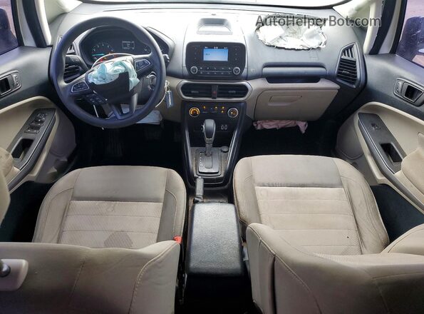 MAJ3S2FE8LC369879 2020 FORD ECOSPORT White წინა პანელის ხედი