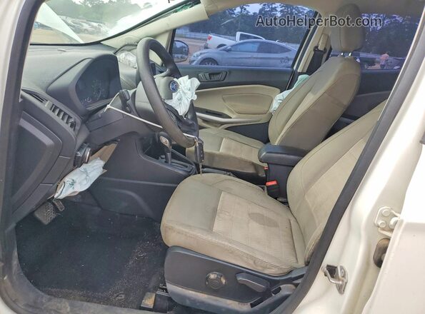 MAJ3S2FE8LC369879 2020 FORD ECOSPORT White წინა სალონის ხედი
