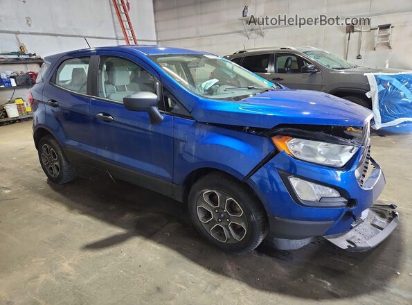 MAJ3S2FE9LC320514 2020 FORD ECOSPORT Blue Передня права чверть
