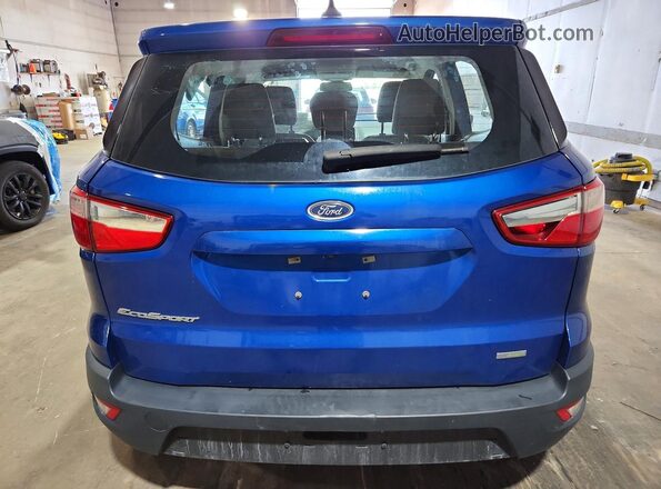 MAJ3S2FE9LC320514 2020 FORD ECOSPORT Blue Вид ззаду